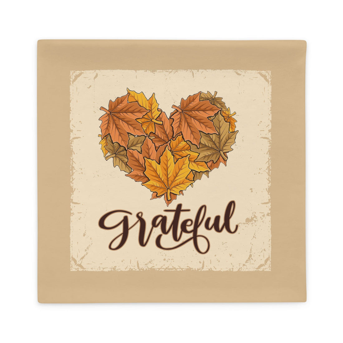 Thanksgiving Grateful Pillow Case