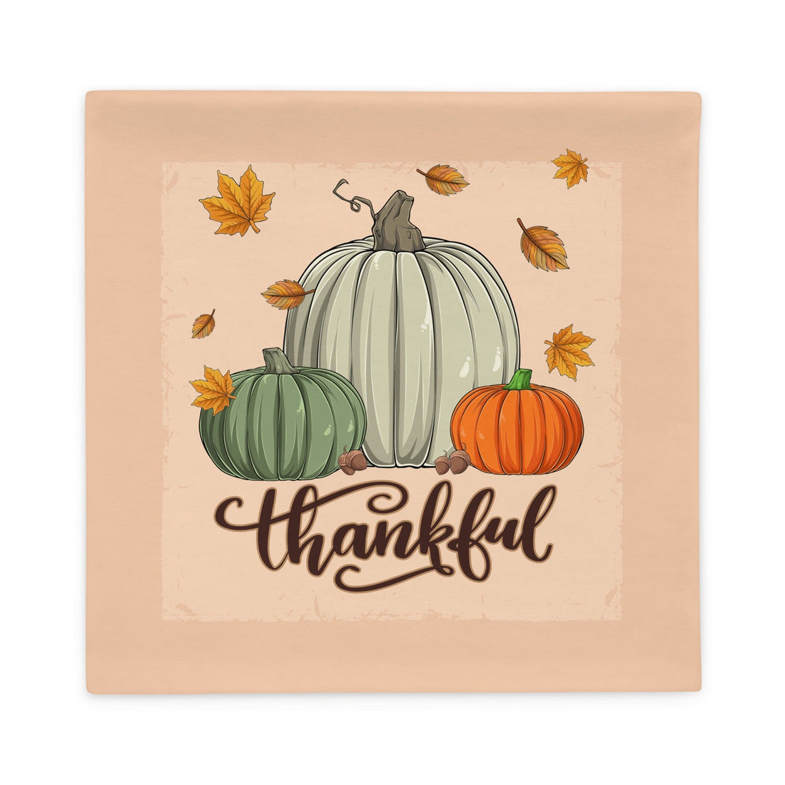 Thanksgiving Thankful Pillow Case