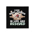 "The Best Things In Life Are Rescued" English Bulldog Pillow Case | Fawn & White Colored