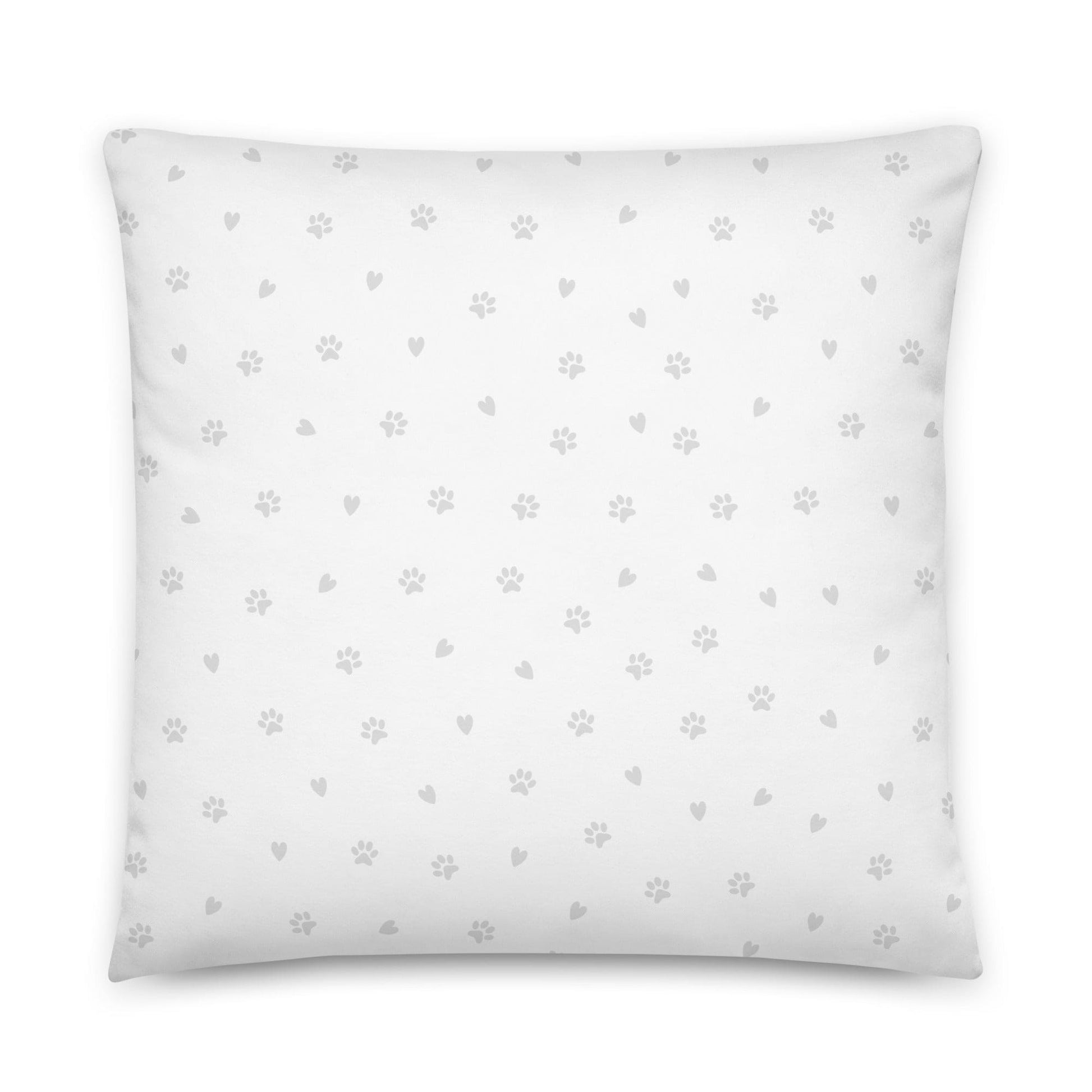 "The Best Things In Life Are Rescued" English Bulldog Throw Pillow | Fawn & White Colored