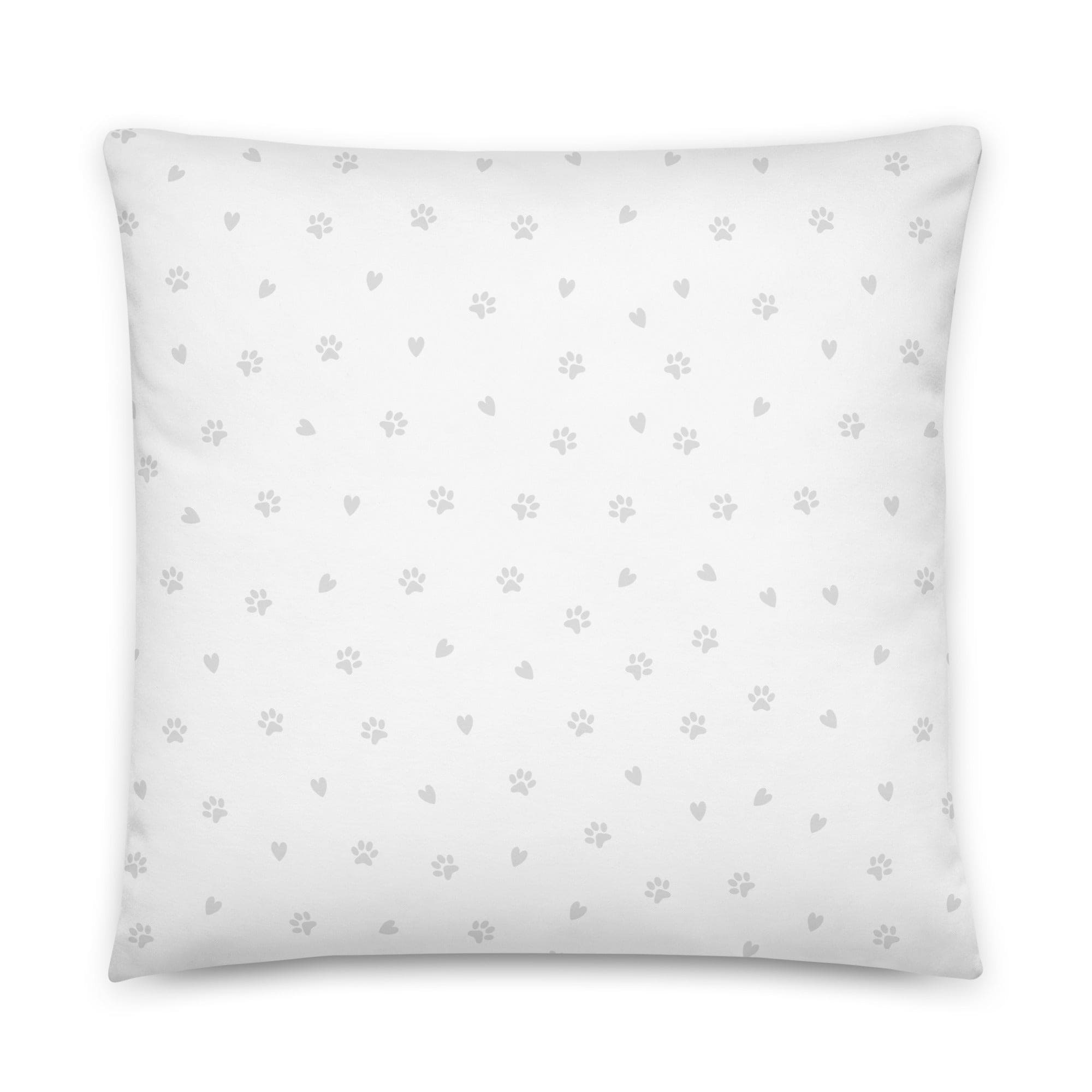 &quot;The Best Things In Life Are Rescued&quot; Female French Bulldog Throw Pillow | B&amp;W Colored with Spina Bifida