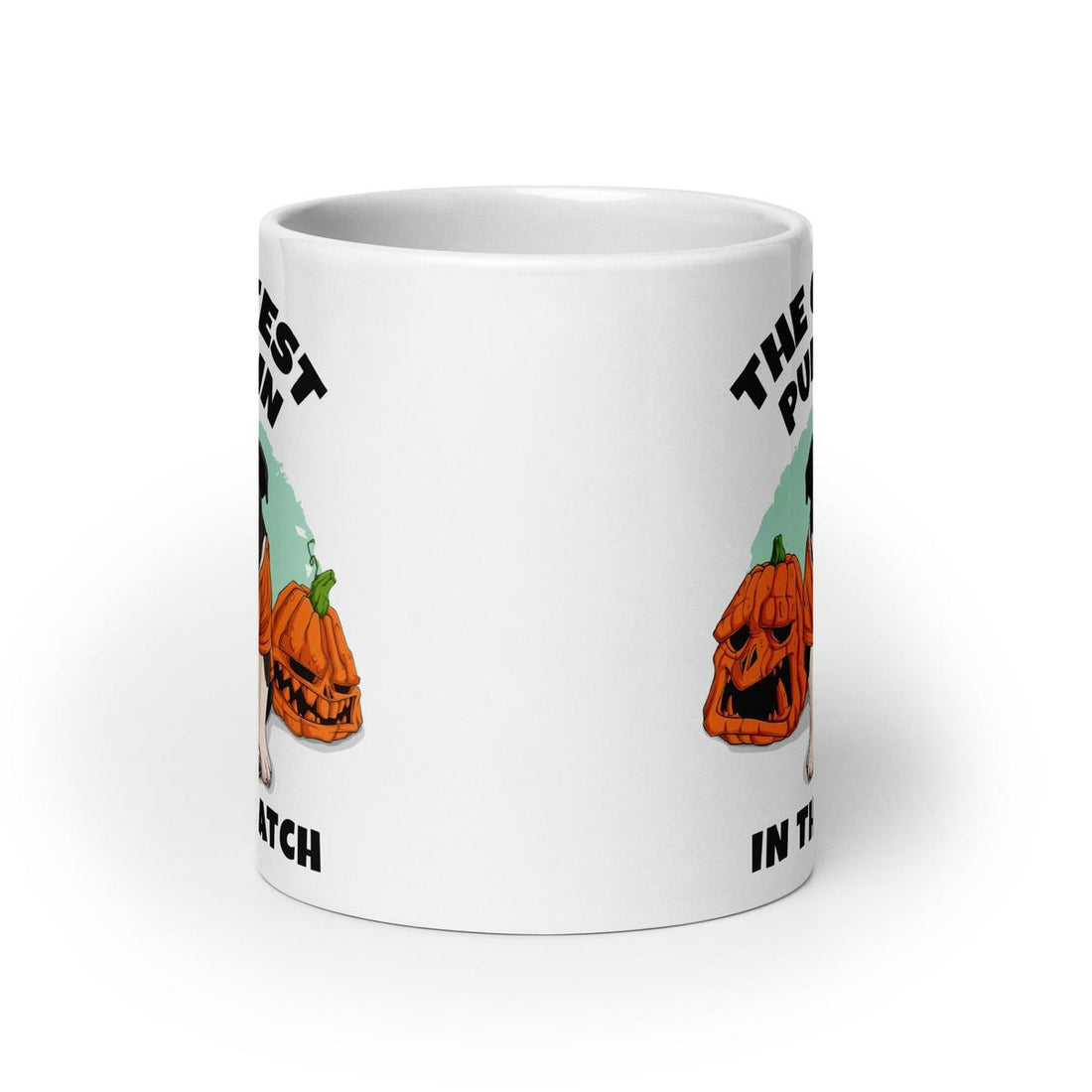 The Cutest Pumpkin in the Patch English Bulldog Mug (20oz) | Black &amp; White