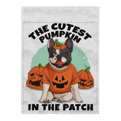 The Cutest Pumpkin in the Patch French Bulldog Garden Flag