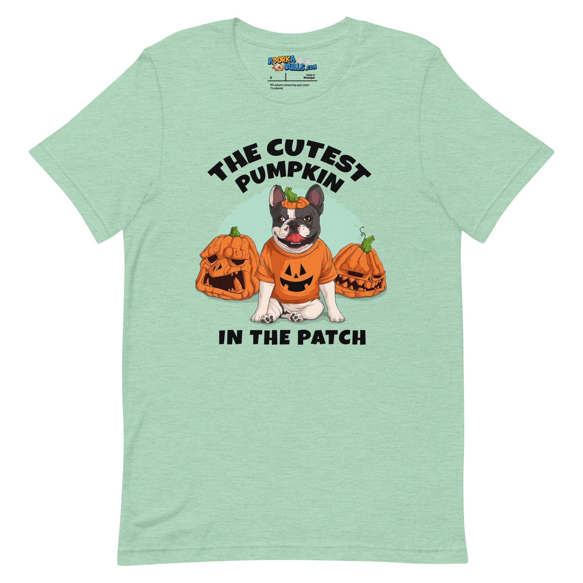 "The Cutest Pumpkin in the Patch" Frenchie Unisex T-Shirt