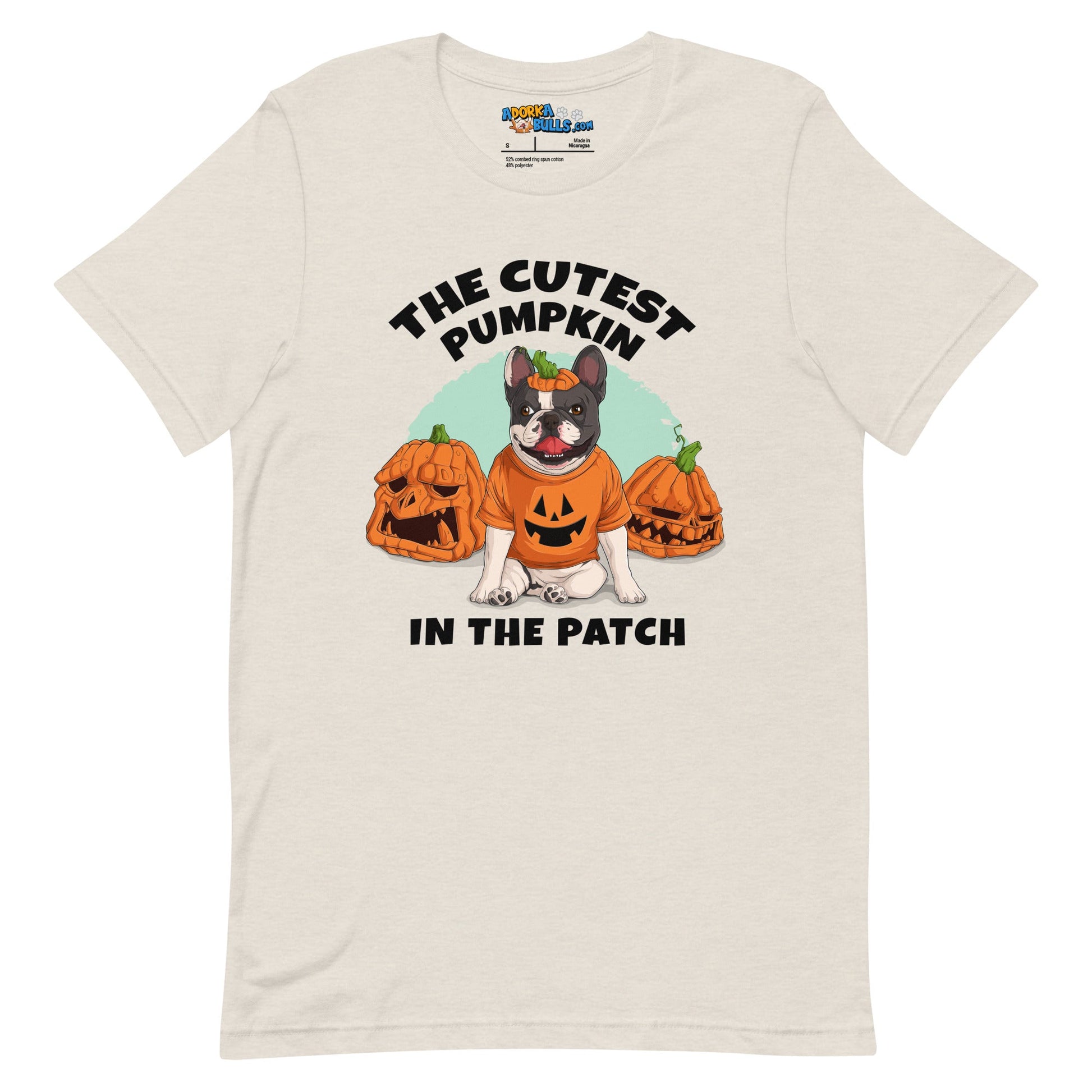 "The Cutest Pumpkin in the Patch" Frenchie Unisex T-Shirt