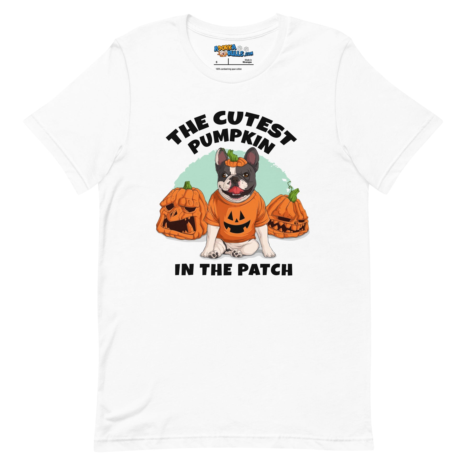 "The Cutest Pumpkin in the Patch" Frenchie Unisex T-Shirt