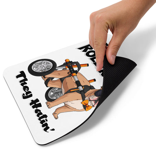 "They See Me Rollin'" French Bulldog Mouse Pad