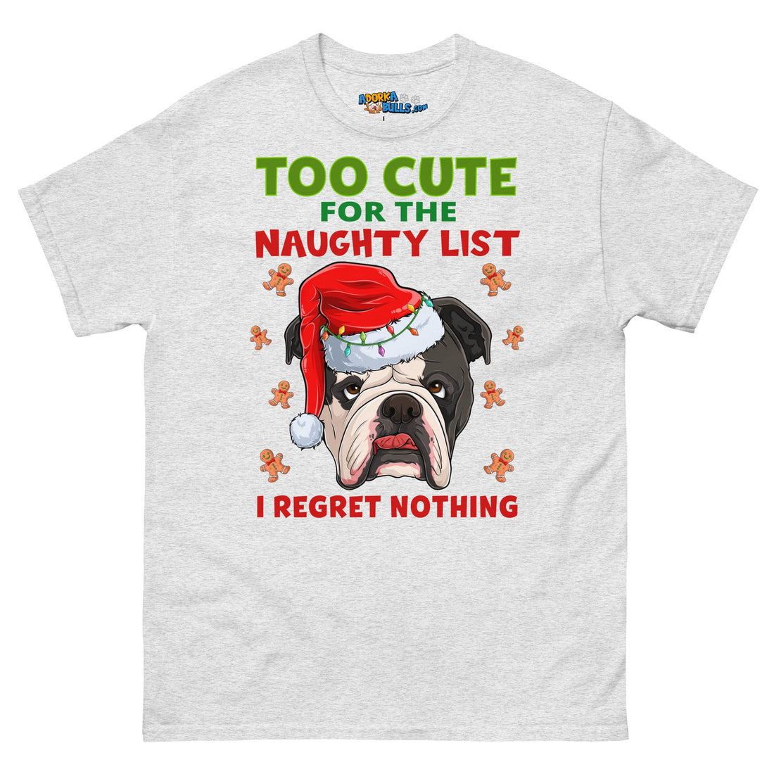 "Too Cute for the Naughty List" Bulldog Men&