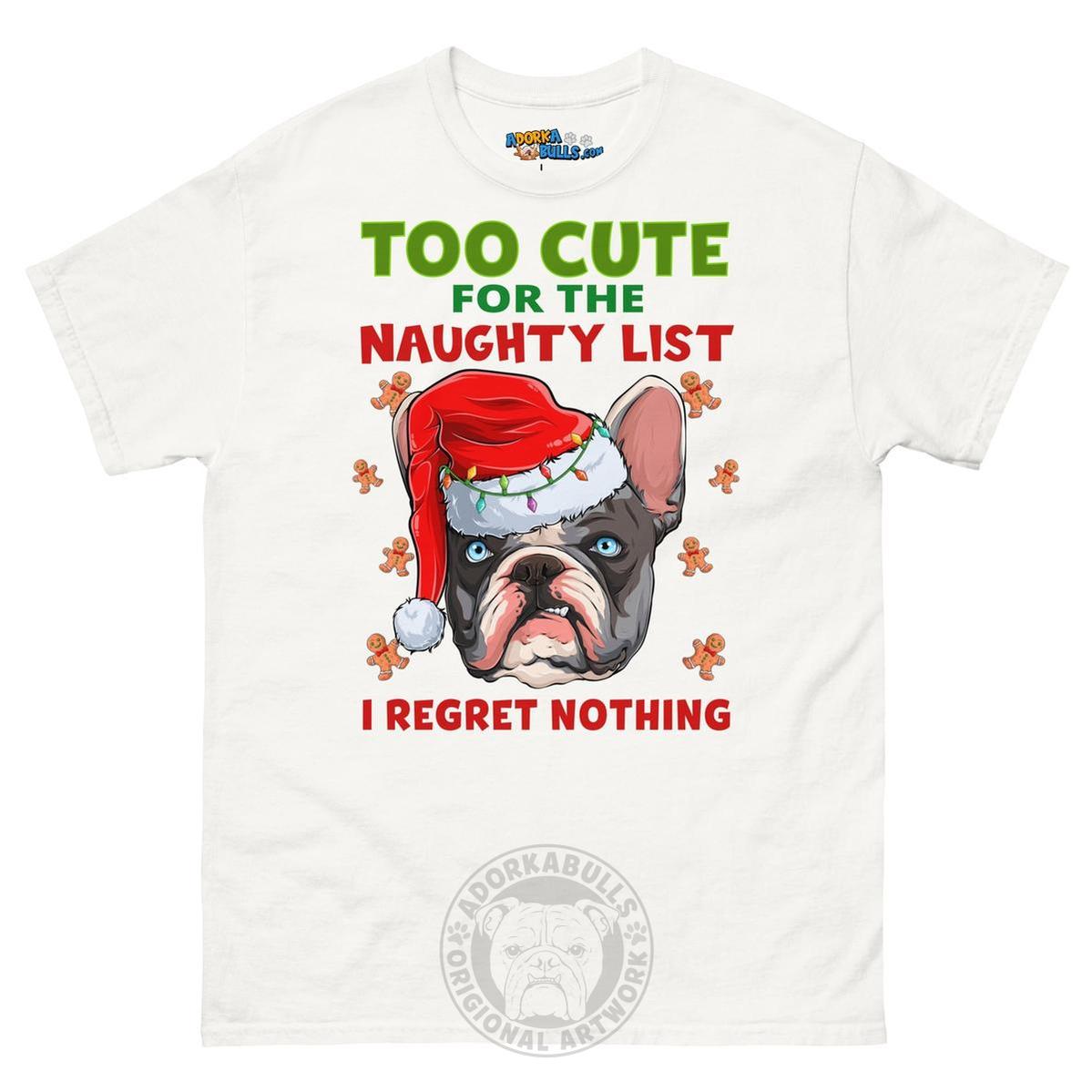 "Too Cute for the Naughty List" Frenchie Men&