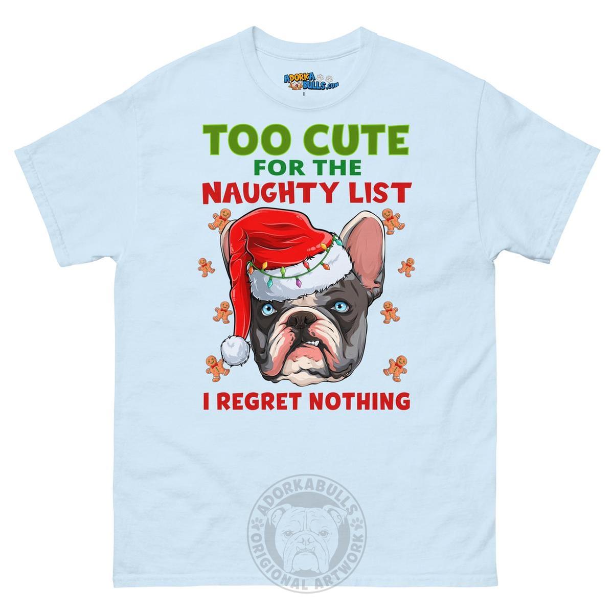 "Too Cute for the Naughty List" Frenchie Men&