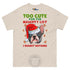 "Too Cute for the Naughty List" Frenchie Men&