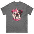 "Too Glam to Give a Woof" Female Bulldog Men’s T-Shirt | B&W Colored