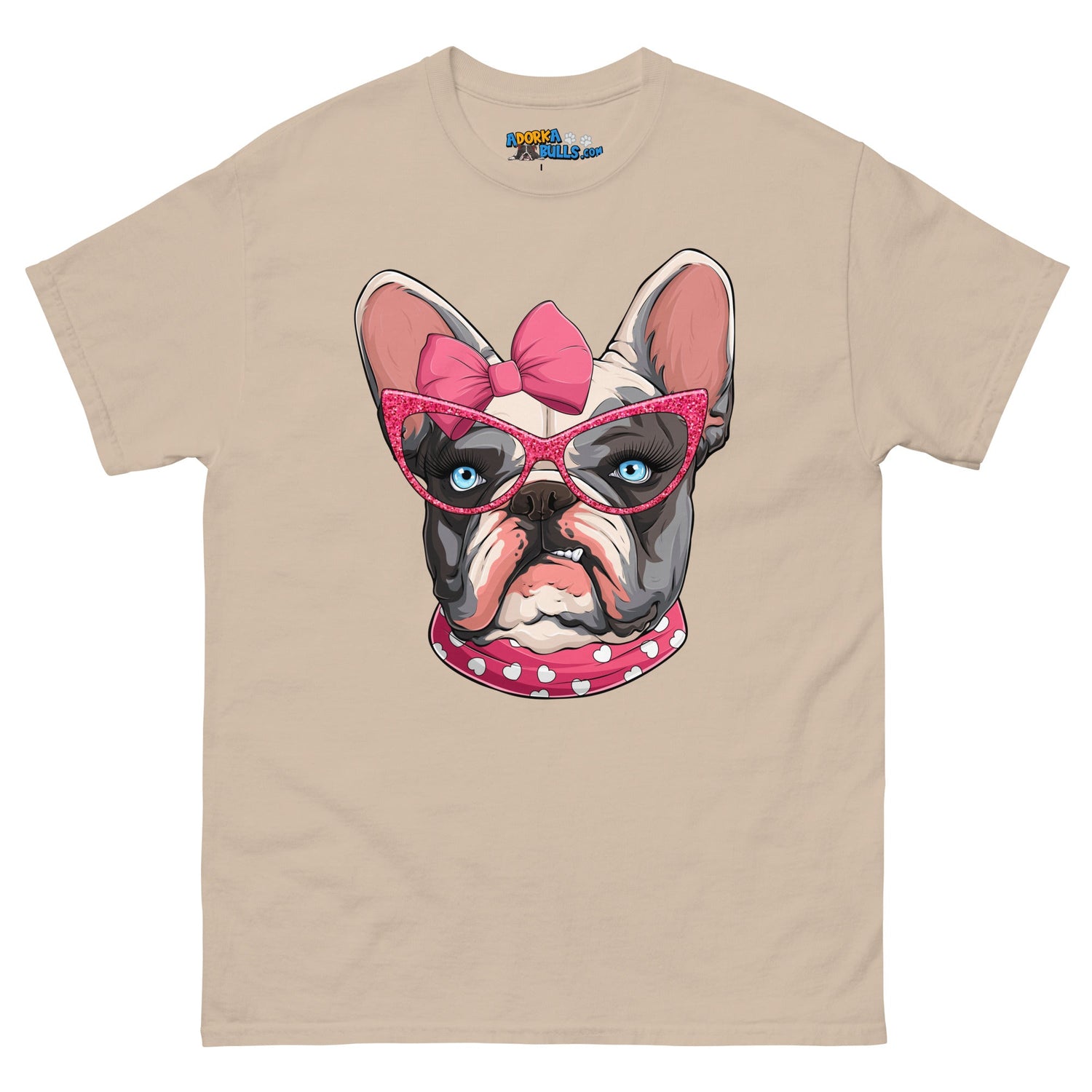 "Too Glam to Give a Woof" Men’s Frenchie T-Shirt