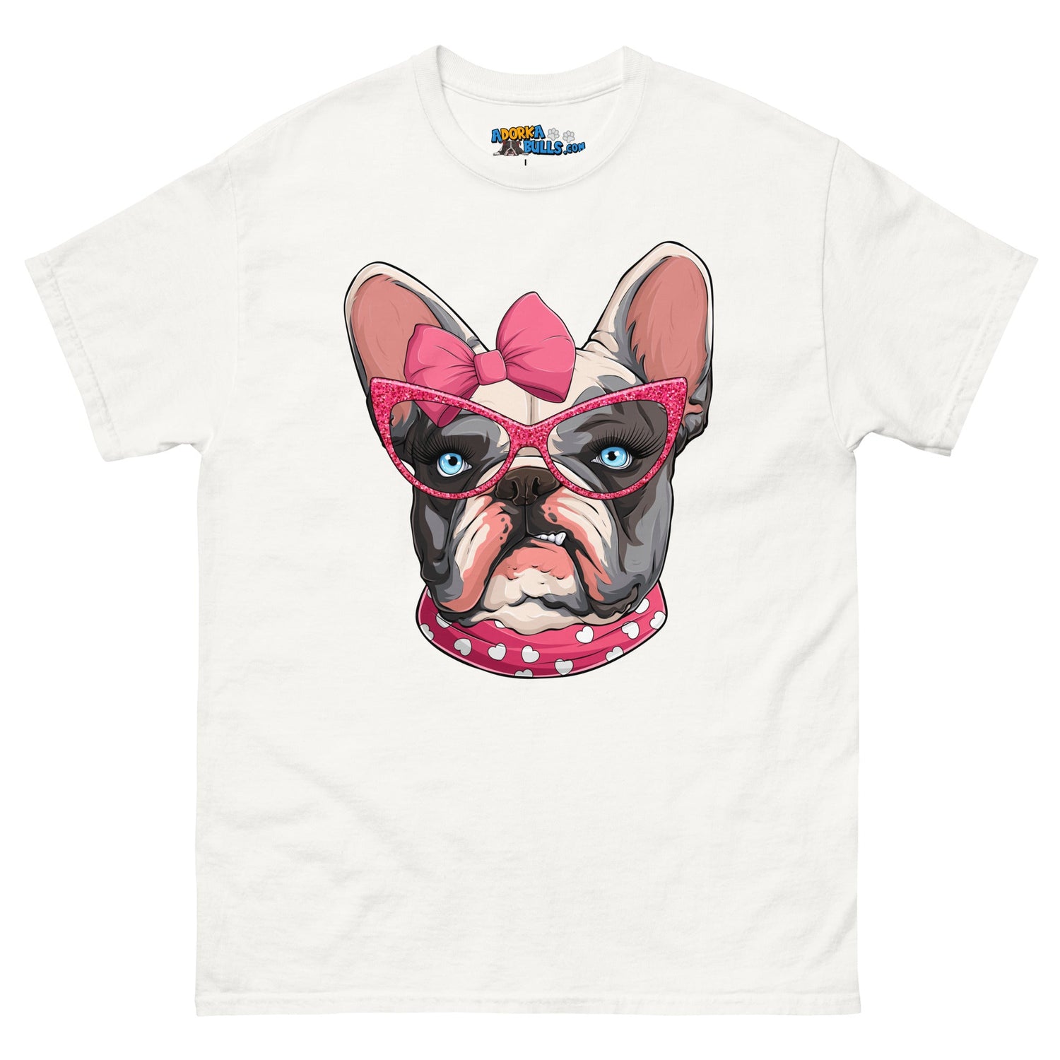 "Too Glam to Give a Woof" Men’s Frenchie T-Shirt