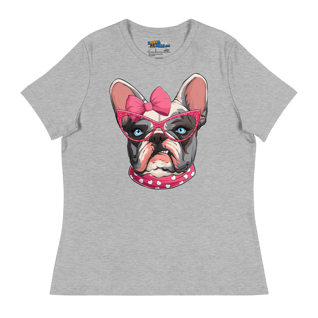 "Too Glam to Give a Woof" Women’s Frenchie T-Shirt