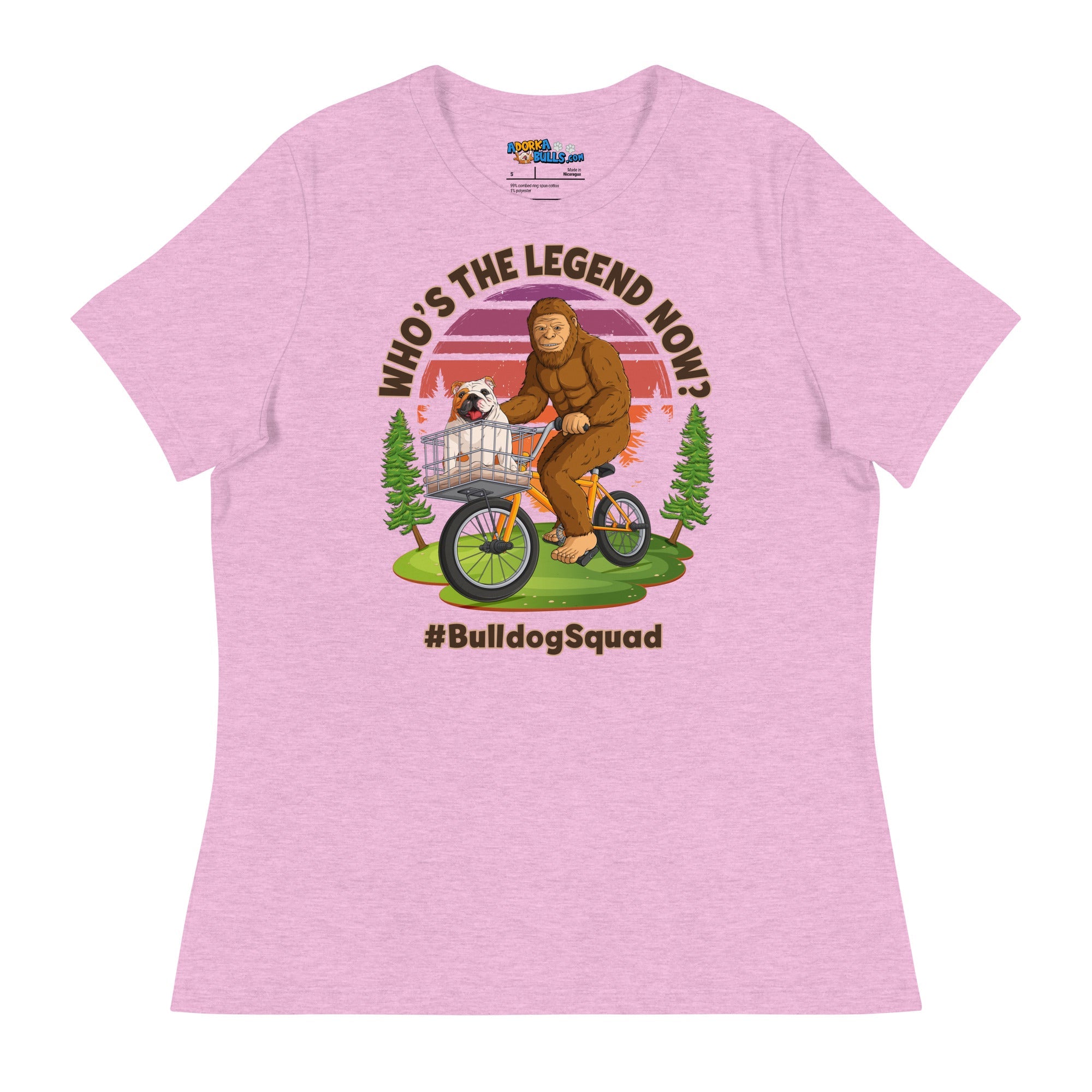 &quot;Who’s the Legend Now?&quot; English Bulldog Squad Women’s Tee