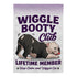 Wiggle Booty Club Garden Flag | B&W Colored English Bulldog