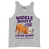 Wiggle Booty Club Men’s Tank | Red & White Colored English Bulldog