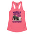 Wiggle Booty Club Racerback Tank | B&W Colored English Bulldog