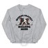 "World’s Okayest Bulldog Mom" Sweatshirt | Black & White Colored