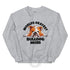 "World’s Okayest Bulldog Mom" Sweatshirt | Red & White Colored
