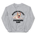 "World’s Okayest Frenchie Dad" Sweatshirt | Fawn & White Colored