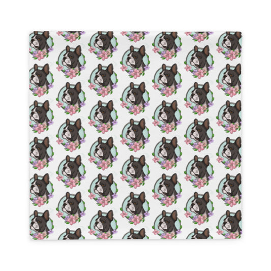 "You Don't Rescue Dogs, They Rescue You" French Bulldog Pillow Case